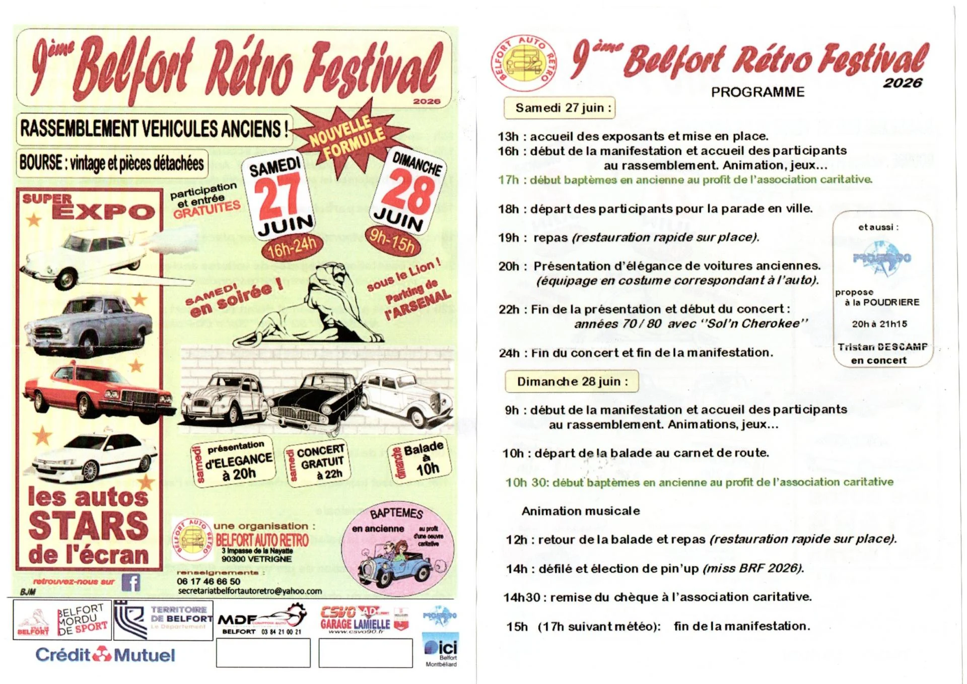 Belfort Rétro Festival 2026